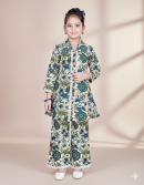Floral Grace Kids Coat-Pant Set