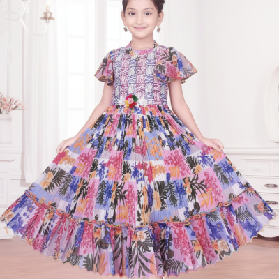 Floral Charm Princess Gown