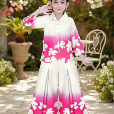 Blossom Breeze Girls’ Floral Co-ord Set