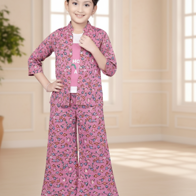 Blossom Chic Girls’ Floral Co-Ord Set